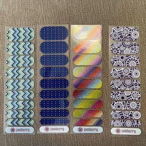 Bundle Sale 3 for $15 | Jamberry Nail Wrap Half Sheets x 4